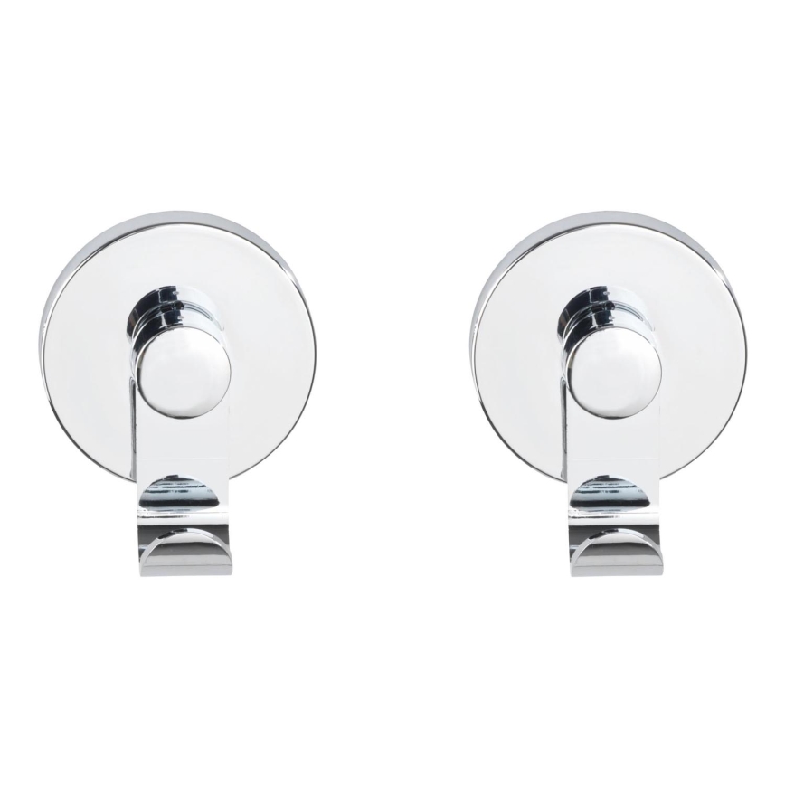 WENKO 24466100 VACUUM-LOC -koukku 6 x 7 cm kiiltävä kromi
