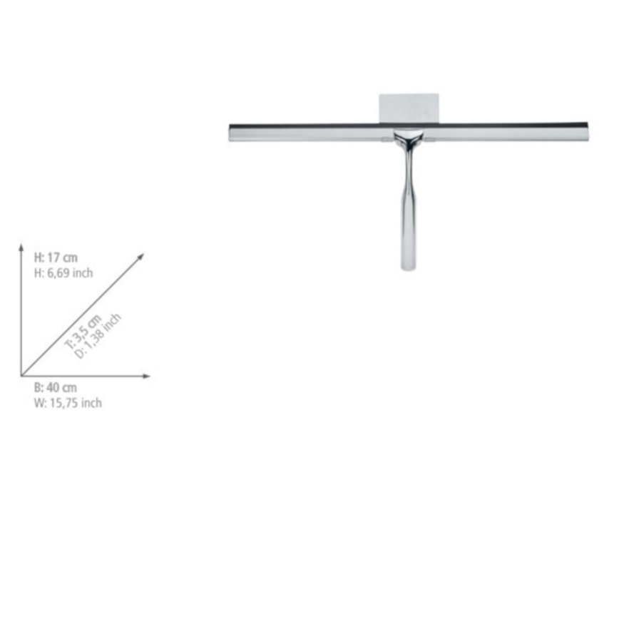 WENKO 24506100 - Lasta TERNI 40x17 cm kiiltävä kromi