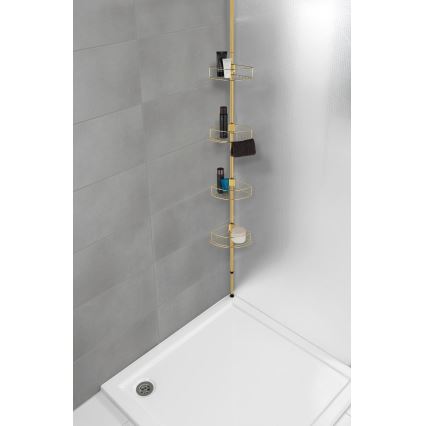 WENKO 24569100-DOLCEDO kulmahylly 31x275 cm kultainen