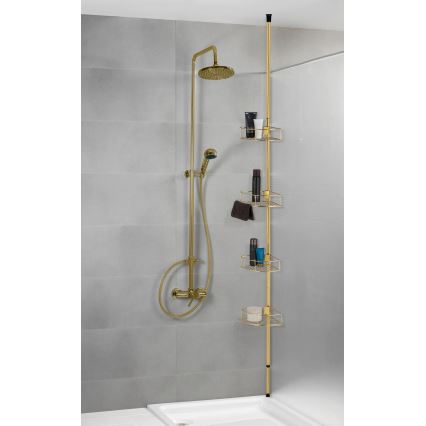 WENKO 24569100-DOLCEDO kulmahylly 31x275 cm kultainen