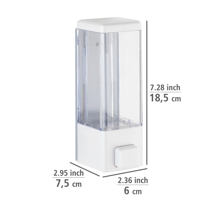 WENKO 24594100-Saippuapumppu ISTRES 320 ml valkoinen/kirkas