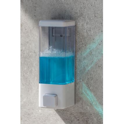 WENKO 24594100-Saippuapumppu ISTRES 320 ml valkoinen/kirkas
