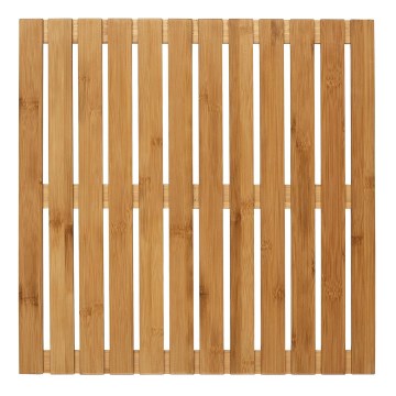 WENKO 24610100 - BAMBUSA-matto 50x50 cm ruskea