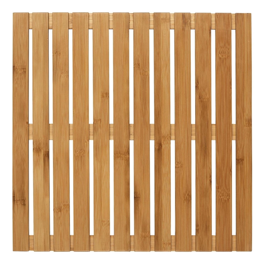 WENKO 24610100 - BAMBUSA-matto 50x50 cm ruskea