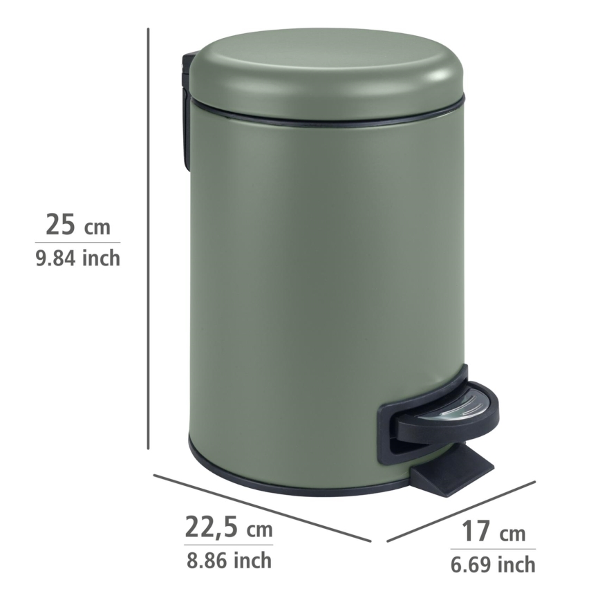 WENKO 24636100 - LEMAN-kori 17x25 cm vihreä/musta