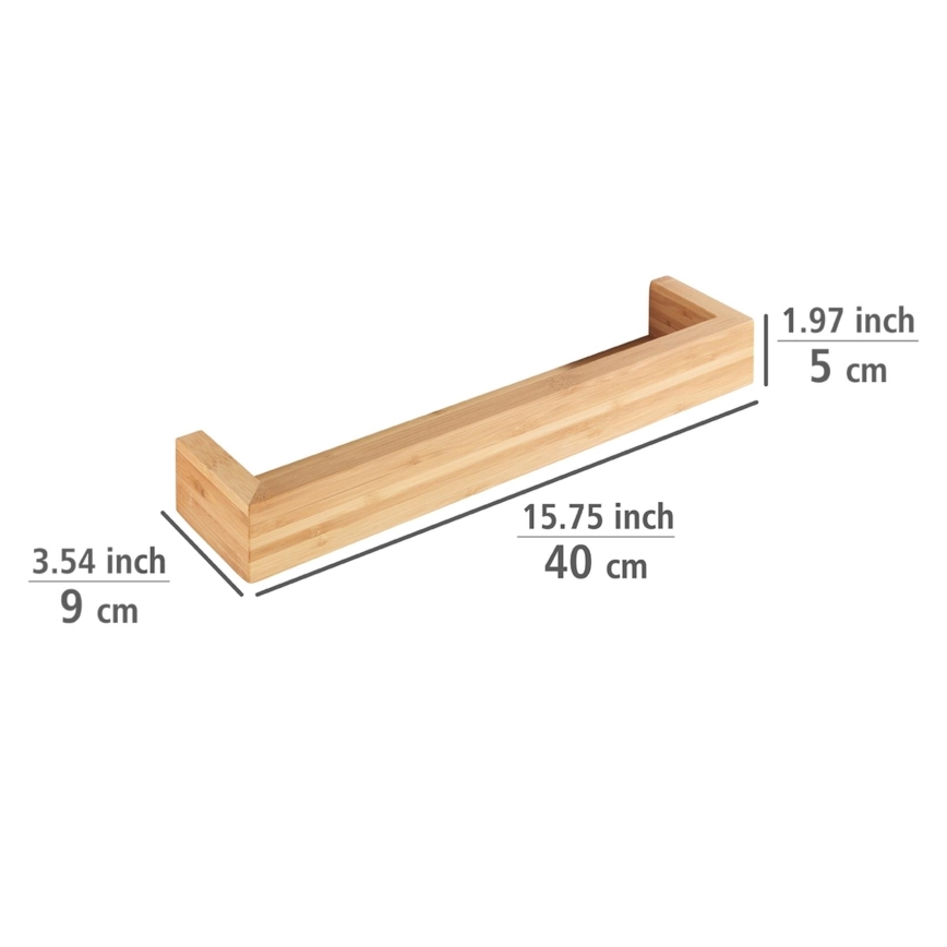WENKO 24743100 - BAMBUSA-teline 40x9 cm ruskea