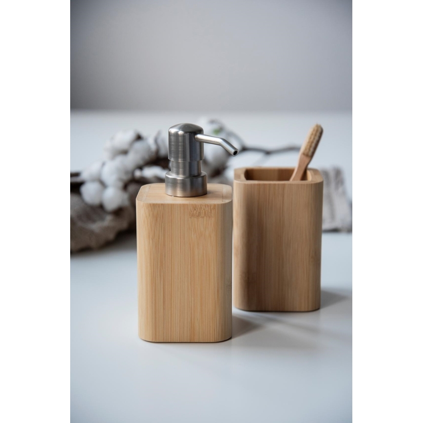 WENKO 24746100 - BAMBUSA-kuppi 7,1 x 10,7 cm, ruskea