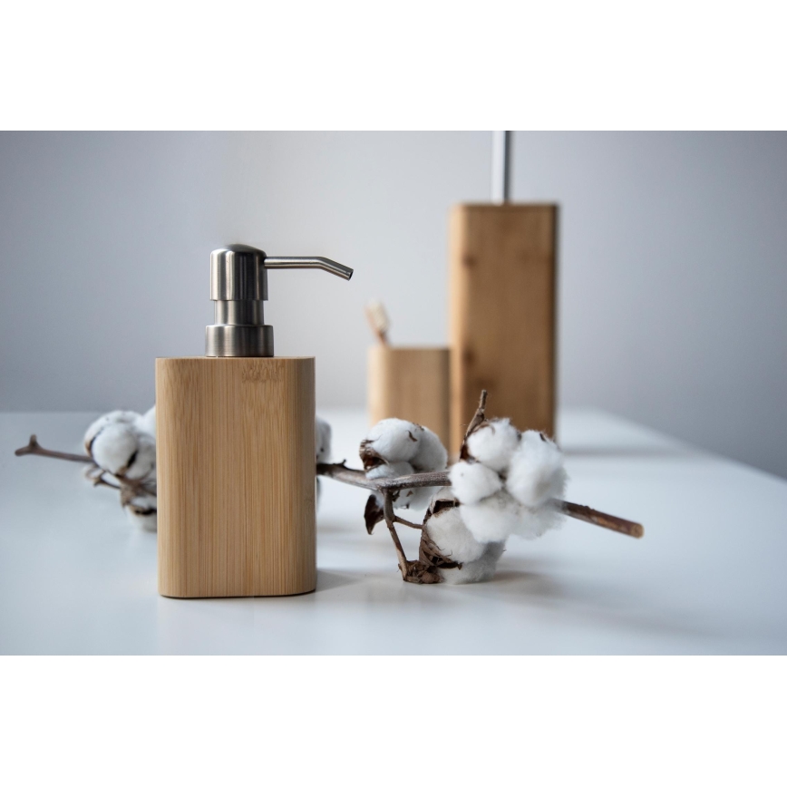 WENKO 24748100 - WC-harja BAMBUSA 10x37,5 cm ruskea