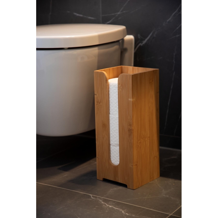 WENKO 24749100 - WC-paperiteline BAMBUSA 15x35,5 cm ruskea