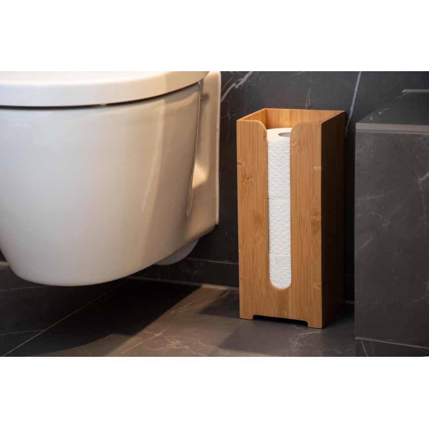 WENKO 24749100 - WC-paperiteline BAMBUSA 15x35,5 cm ruskea