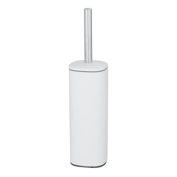 WENKO 24776100 - WC-harja ALASSIO 9,3x39,2 cm ruostumaton teräs/valkoinen