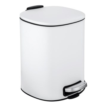 WENKO 24779100 - Roskakori ALASSIO 20,5x27 cm valkoinen/musta