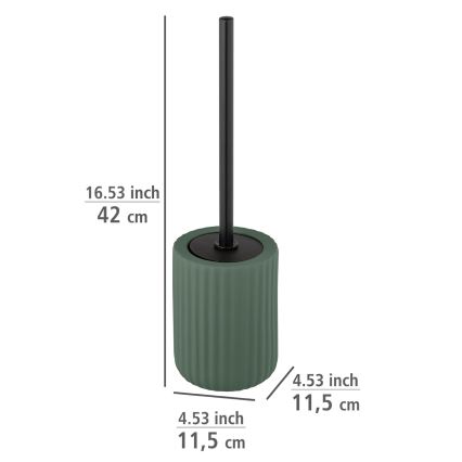 WENKO 24808100 - BELLUNO WC-harja 11,5x42 cm, vihreä/musta
