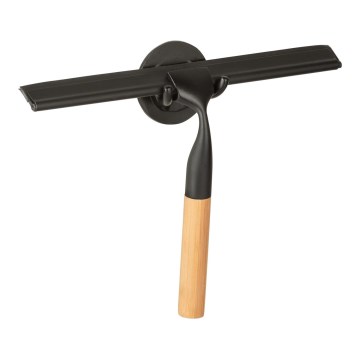 WENKO 24834100 - Bambulasta 24,5x17 cm ruostumaton teräs/musta/ruskea