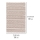WENKO 24868100 - SHAKI-matto 50 x 80 cm, beige/valkoinen