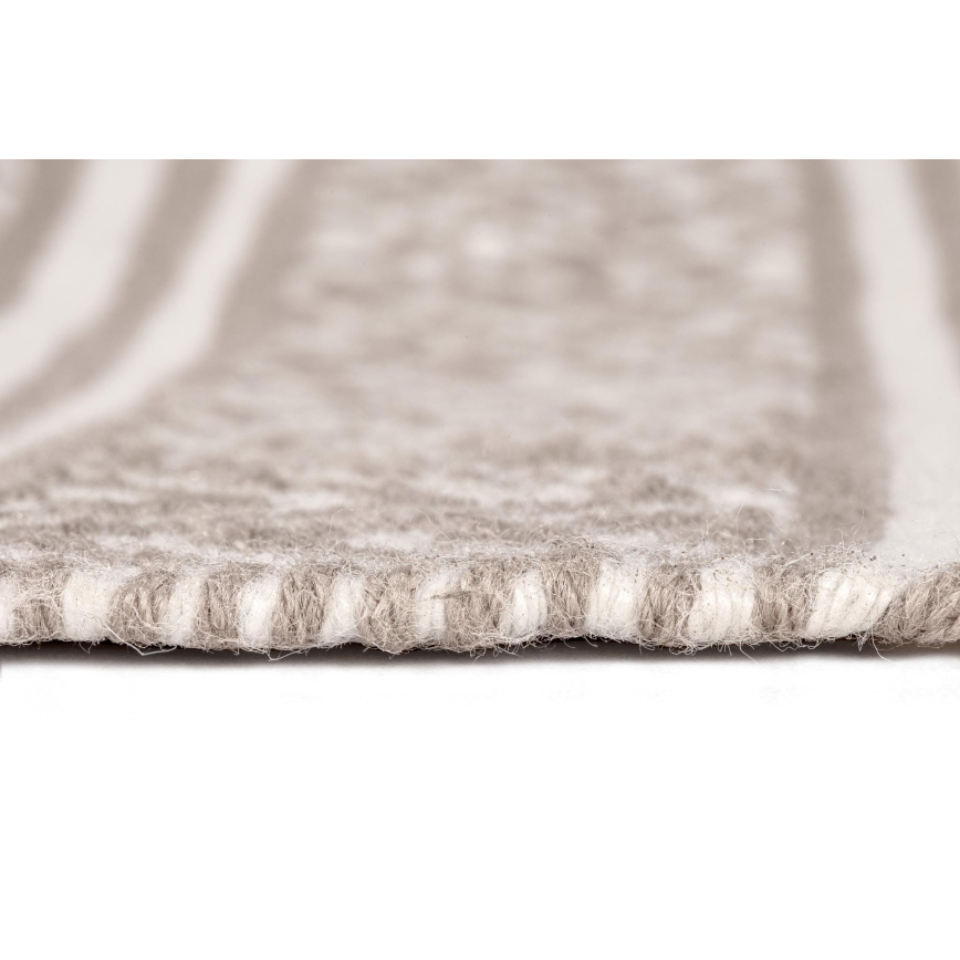 WENKO 24868100 - SHAKI-matto 50 x 80 cm, beige/valkoinen