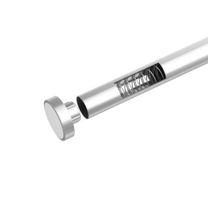 WENKO 24888100 - Suihkutanko LUZ 185x2,8 cm ruostumaton teräs/kiillotettu kromi