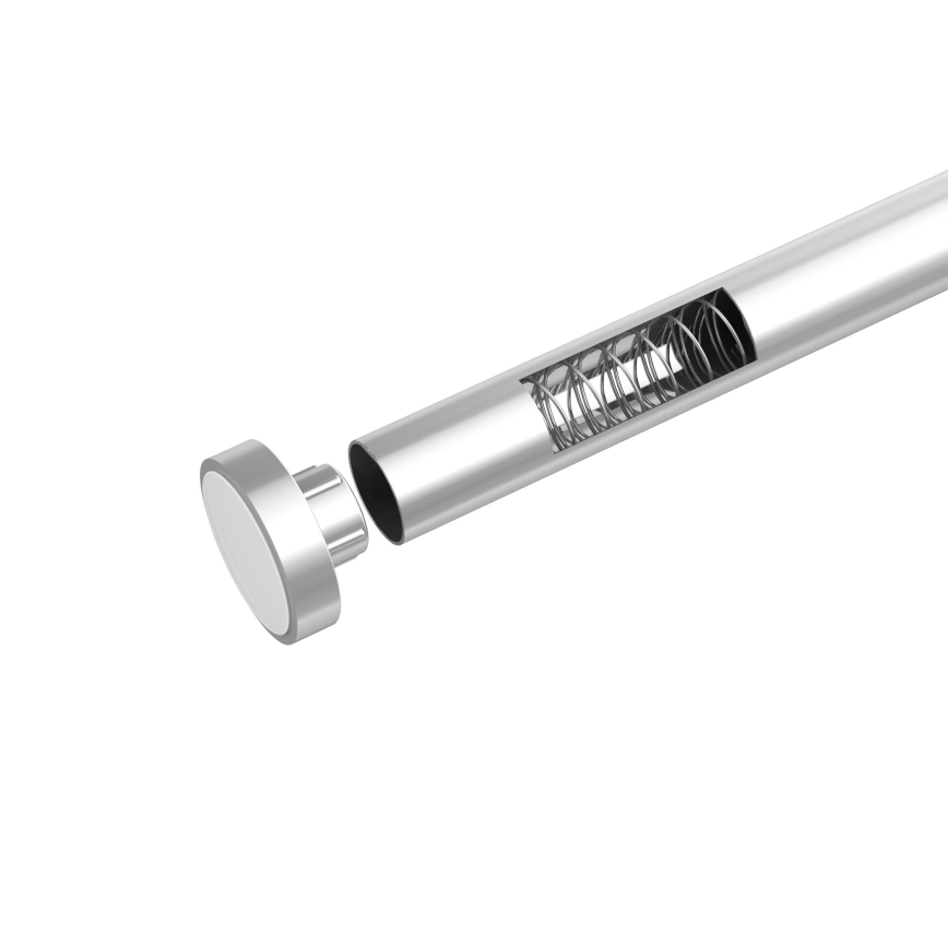 WENKO 24888100 - Suihkutanko LUZ 185x2,8 cm ruostumaton teräs/kiillotettu kromi
