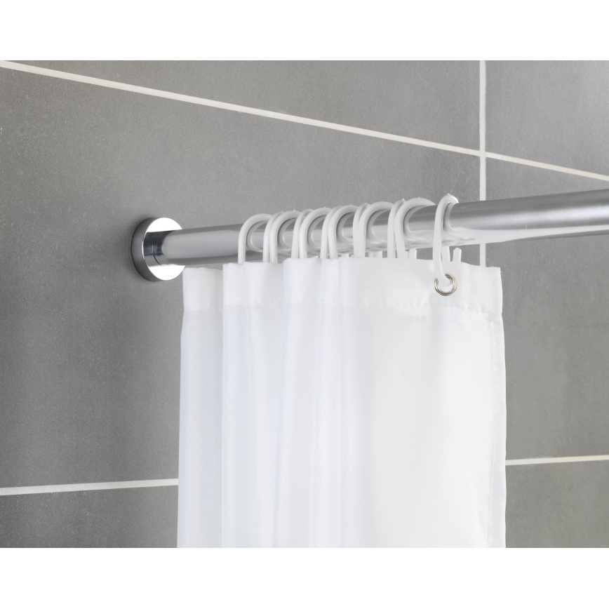 WENKO 24888100 - Suihkutanko LUZ 185x2,8 cm ruostumaton teräs/kiillotettu kromi