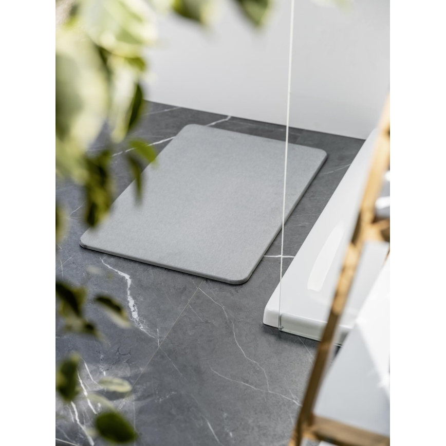 WENKO 24936100-SIMI-matto 39x60 cm harmaa