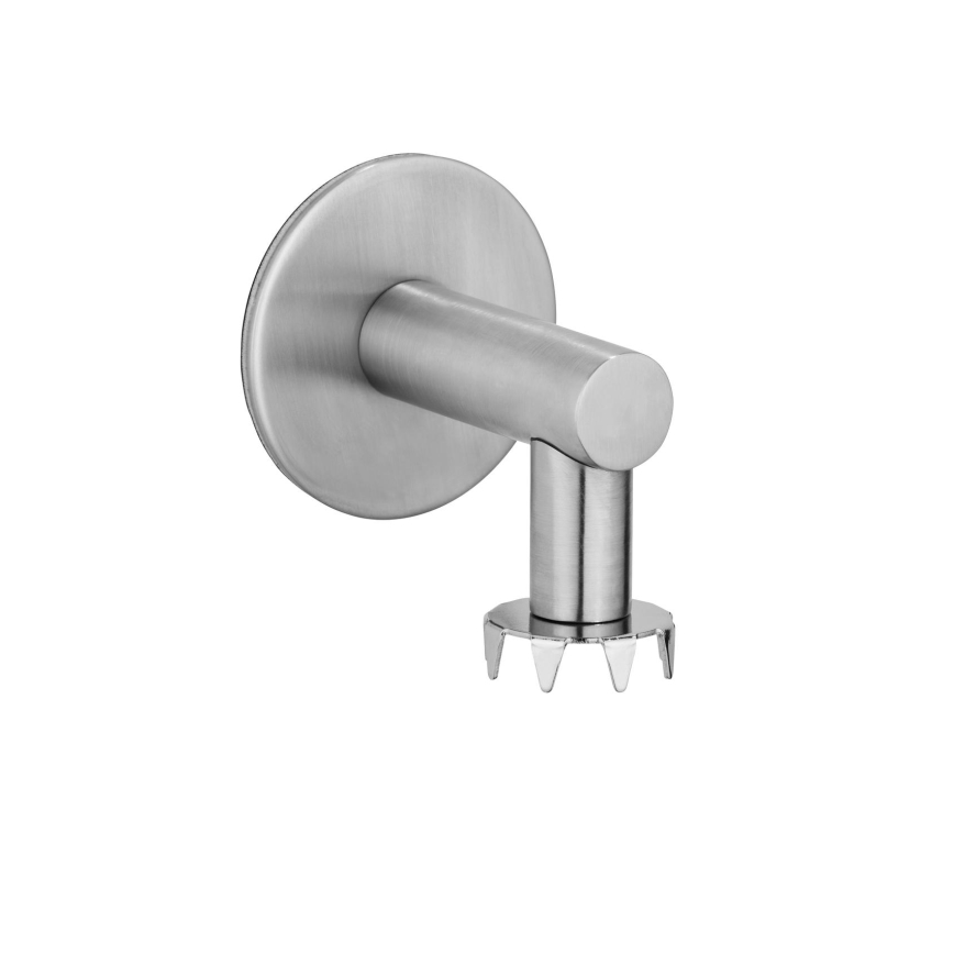 WENKO 24971100-Saippuateline TURBO-LOC 4,5x7 cm hopeanvärinen