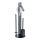 WENKO 24982800 - WC-setti RAVINA 20x70 cm ruostumaton teräs/musta