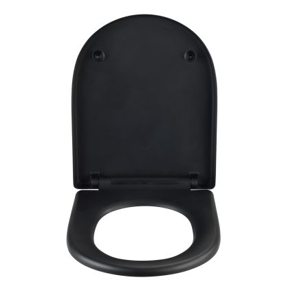 WENKO 24989100-WC istuin EXCLUSIVE 36,5x45 cm musta/hopea