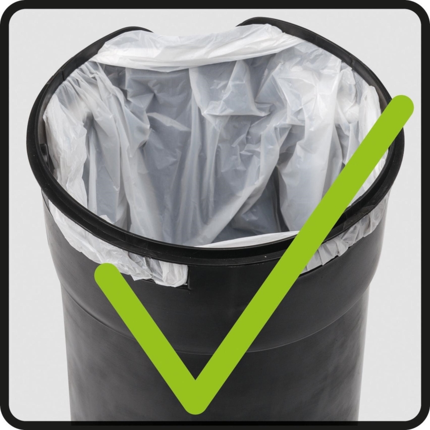 WENKO 25153100 - LEMAN-roskakori 17 x 25 cm sininen/musta