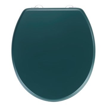 WENKO 25171100-WC WC-istuin PRIMA 37x41 cm vihreä/hopea