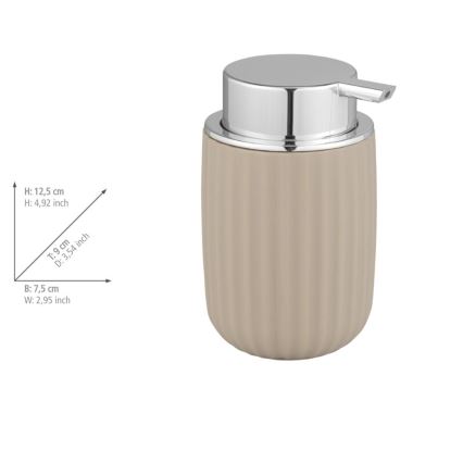 WENKO 25184100 - AGROPOLI-saippuapumppu 250 ml beige