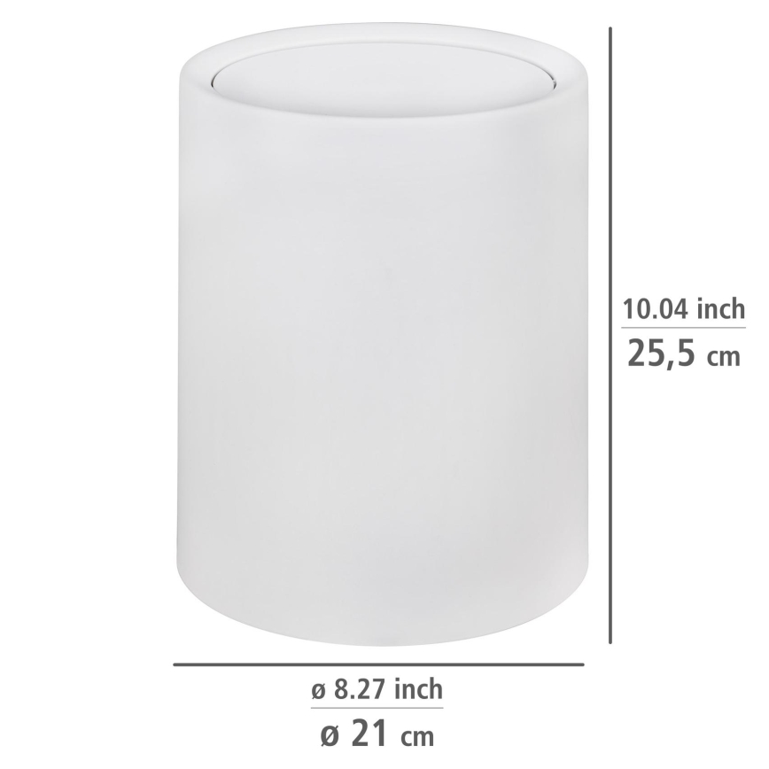 WENKO 25209100 - Kori ATRI 21x25,5 cm valkoinen