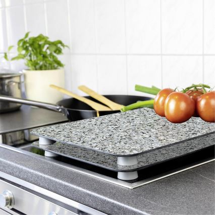 WENKO 2521120500-Suojalevy ABDECKPLATTE - NEUTRAALI 30x52 cm graniitti/monivärinen