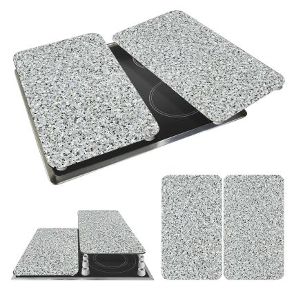 WENKO 2521120500-Suojalevy ABDECKPLATTE - NEUTRAALI 30x52 cm graniitti/monivärinen