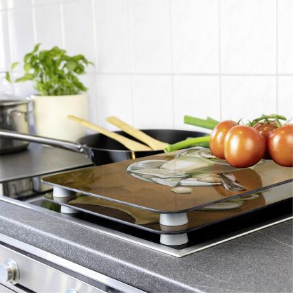 WENKO 2521280100 - Levykansi 52x30 cm monivärinen/harmaa/läpinäkyvä