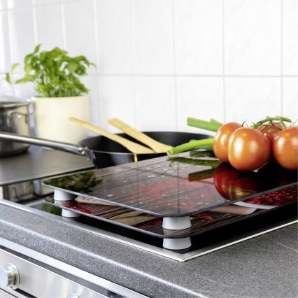 WENKO 2521467100 - Levysuoja 30x52 cm monivärinen/harmaa/läpinäkyvä