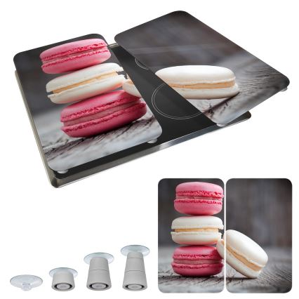 WENKO 2521496100 - Liesitason suojakansi 52x30 cm monivärinen/harmaa/läpinäkyvä