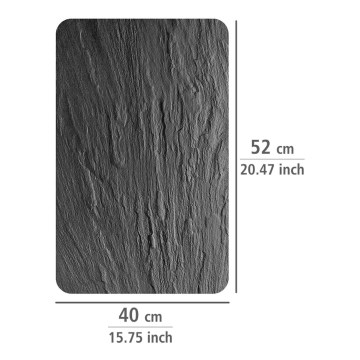 WENKO 2521499800 - SLATE-suojalevyt 52x40 cm värikäs/harmaa/läpinäkyvä