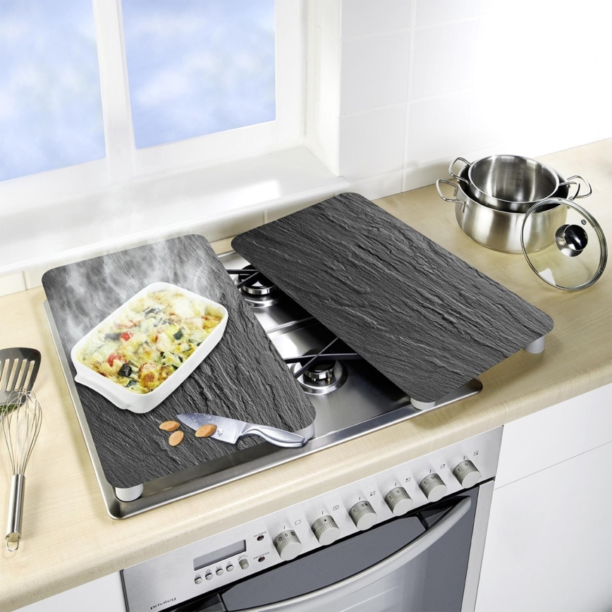 WENKO 2521499800 - SLATE-suojalevyt 52x40 cm värikäs/harmaa/läpinäkyvä