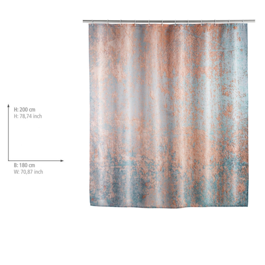 WENKO 25239100 - Suihkuverho AGATE 180x200 cm monivärinen