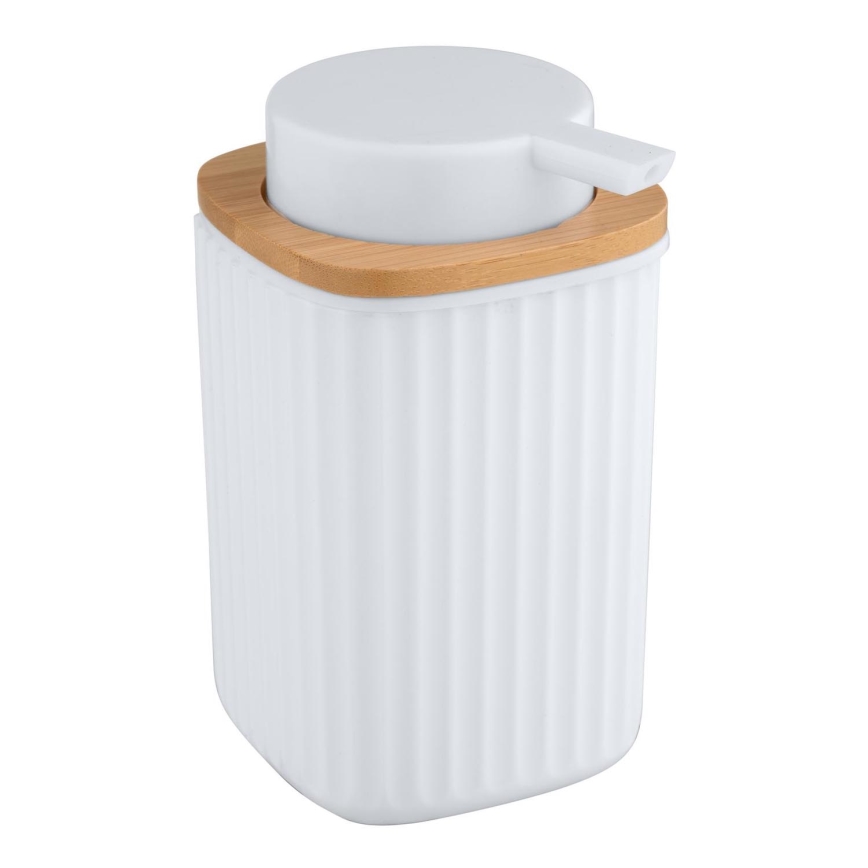 WENKO 25294100 - Saippuapumppu ROTELLO 8,9x12,7 cm valkoinen/ruskea