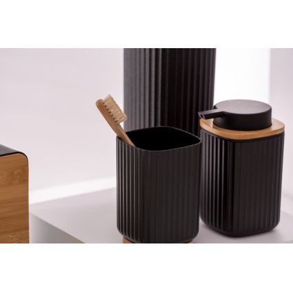 WENKO 25297100 - Hammasharjamuki ROTELLO 8,5x11 cm musta/ruskea