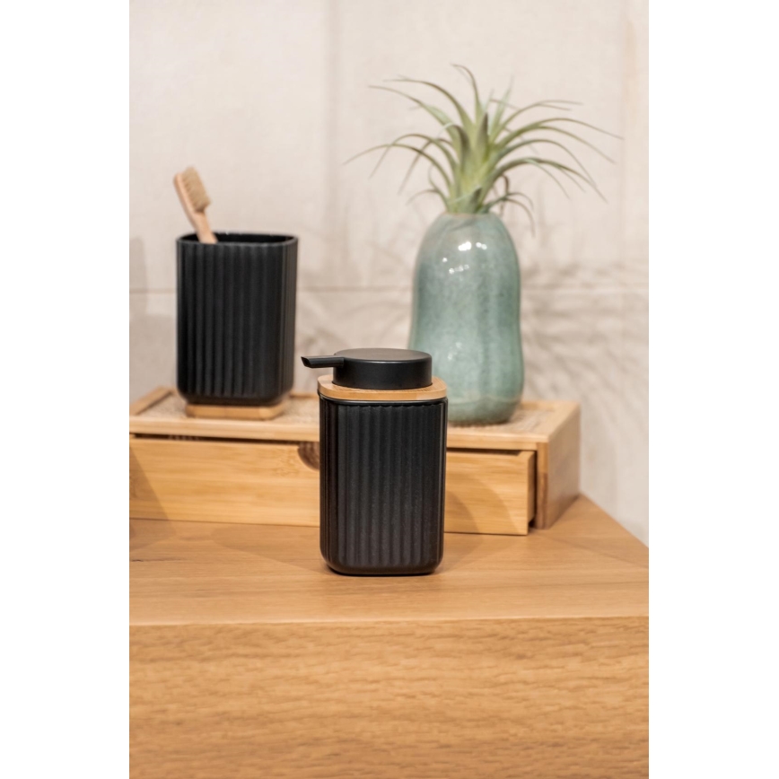 WENKO 25297100 - Hammasharjamuki ROTELLO 8,5x11 cm musta/ruskea