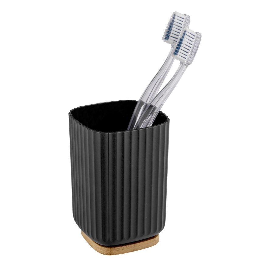 WENKO 25297100 - Hammasharjamuki ROTELLO 8,5x11 cm musta/ruskea