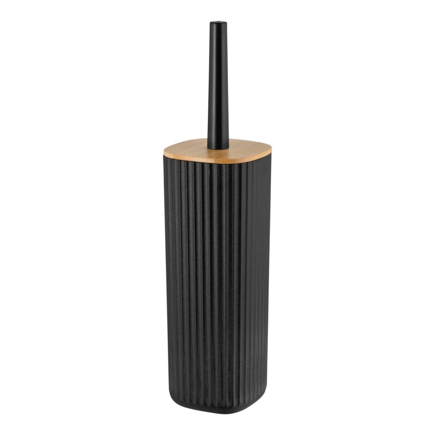 WENKO 25304100 - WC setti ROTELLO 10x36 cm musta/ruskea
