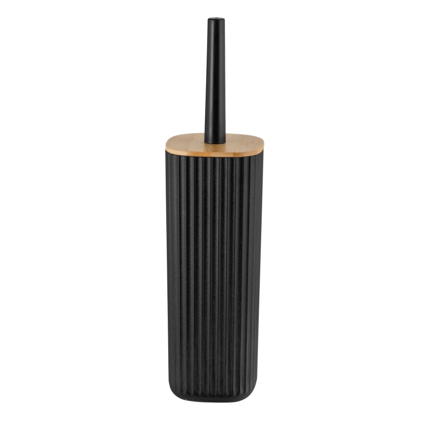 WENKO 25304100 - WC setti ROTELLO 10x36 cm musta/ruskea