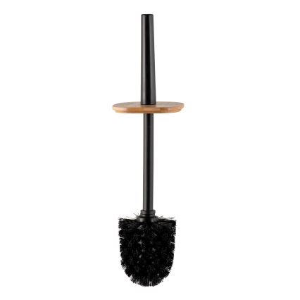 WENKO 25304100 - WC setti ROTELLO 10x36 cm musta/ruskea