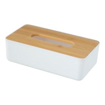 WENKO 25318100 - Kosmetiikkarasia ROTELLO 24x12,7 cm valkoinen/ruskea