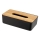 WENKO 25319100 - ROTELLO kosmetiikkalaatikko 24x12,7 cm musta/ruskea
