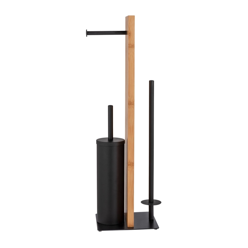 WENKO 25376100 - WC-setti LESINA 18x69 cm ruskea/musta