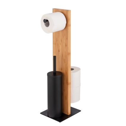 WENKO 25376100 - WC-setti LESINA 18x69 cm ruskea/musta